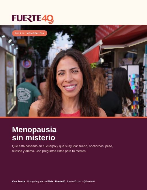 Portada de la guía Menopausia sin misterio